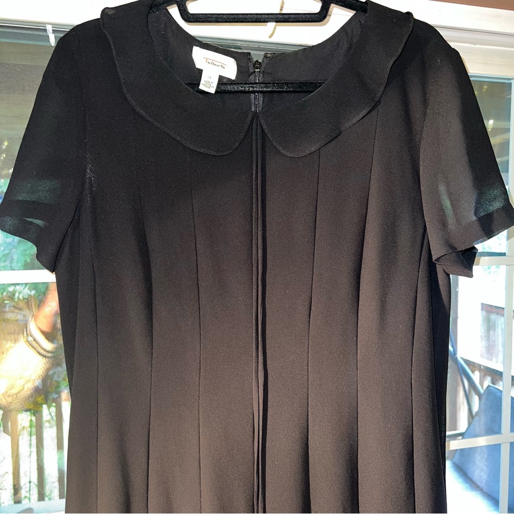 Talbots Classic Black Maxi Dress - Picture 3 of 12